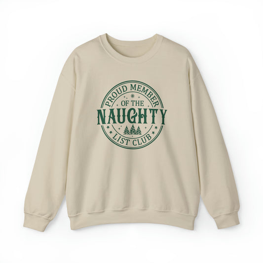 Naughty List Christmas Sweatshirt, Christmas Shirts, Merry Christmas Crewneck, Cute Winter Sweater