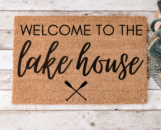 Welcome to the Lake House Doormat