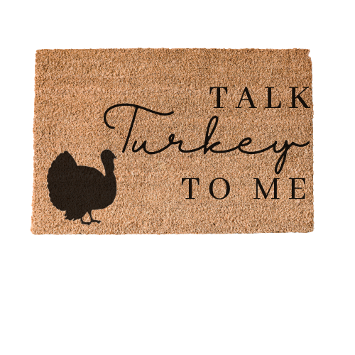 Talk Turkey to Me Doormat