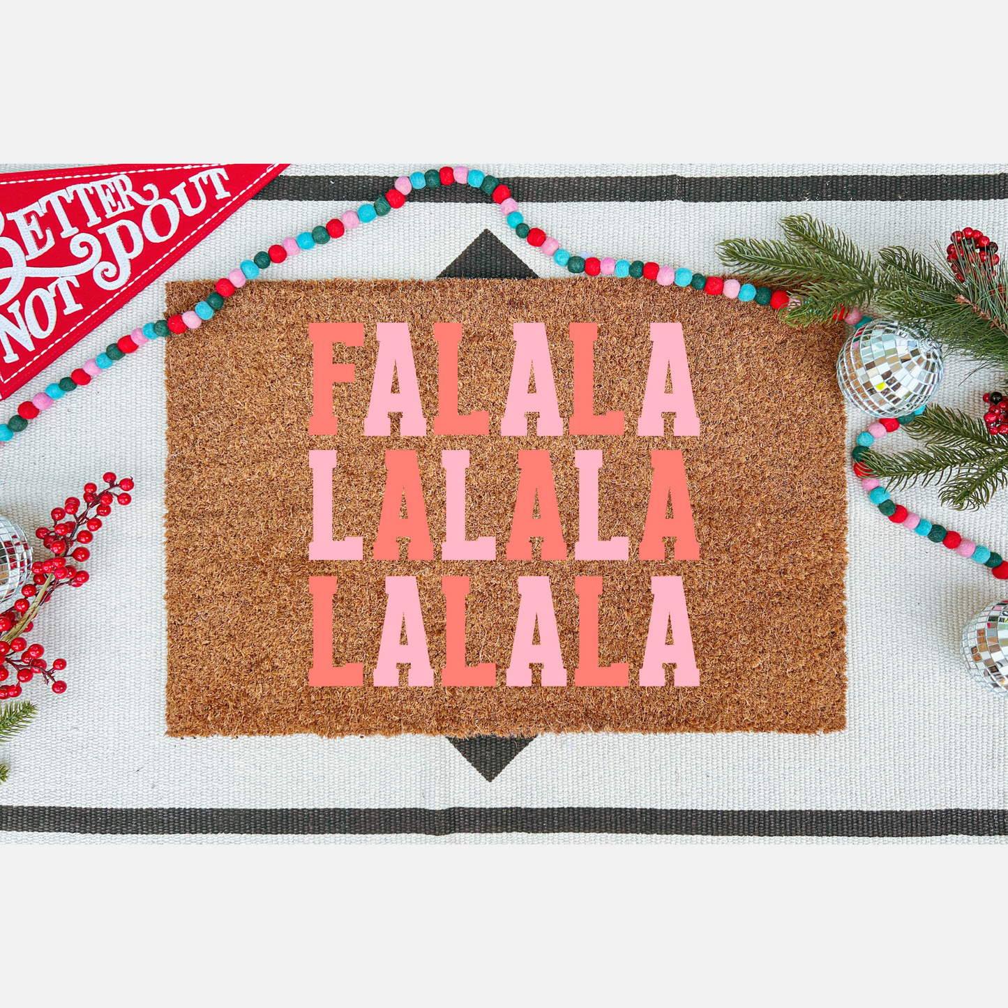 FaLaLaLa Doormat