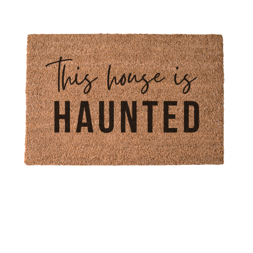 Haunted House Halloween Doormat