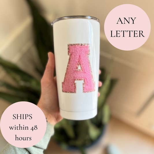 Puffy Letter Tumbler