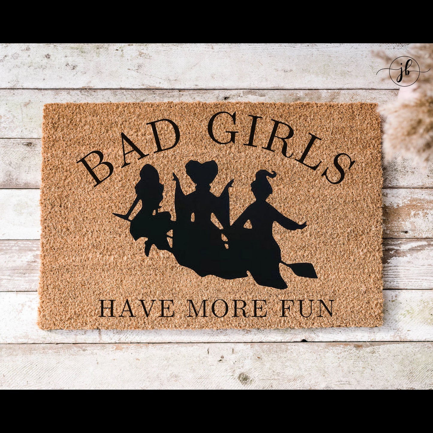 Hocus Pocus Bad Girls Halloween Doormat